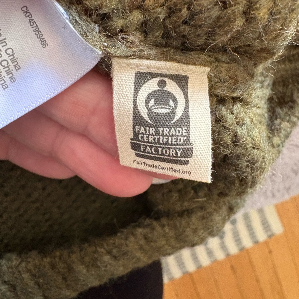 Madewell cable knit turtleneck sweater size M - Picture 5 of 6